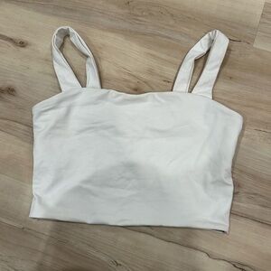 White crop top